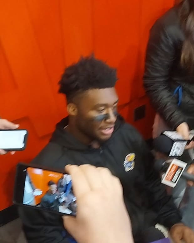 Devin Neal Oklahoma Postgame